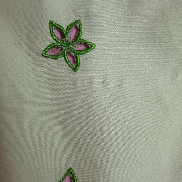 Lilly Pulitzer Vintage Green and Pink Skirt - Size 6 - Picture 4 of 4